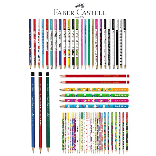 Kaliteli Karışık 12'li Kurşun Kalem Faber Adel