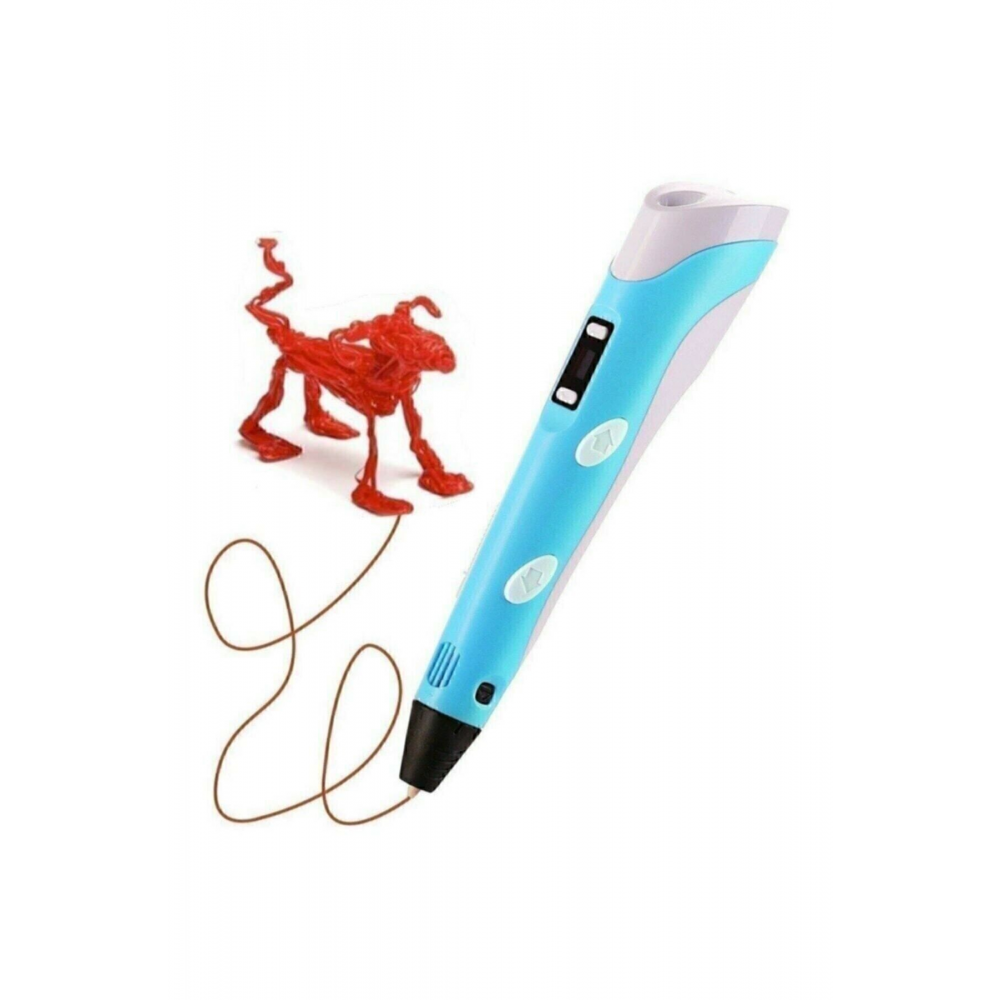 3d Pen - Üç Boyutlu Yazıcı Kalem Printer 3 Renk Filament