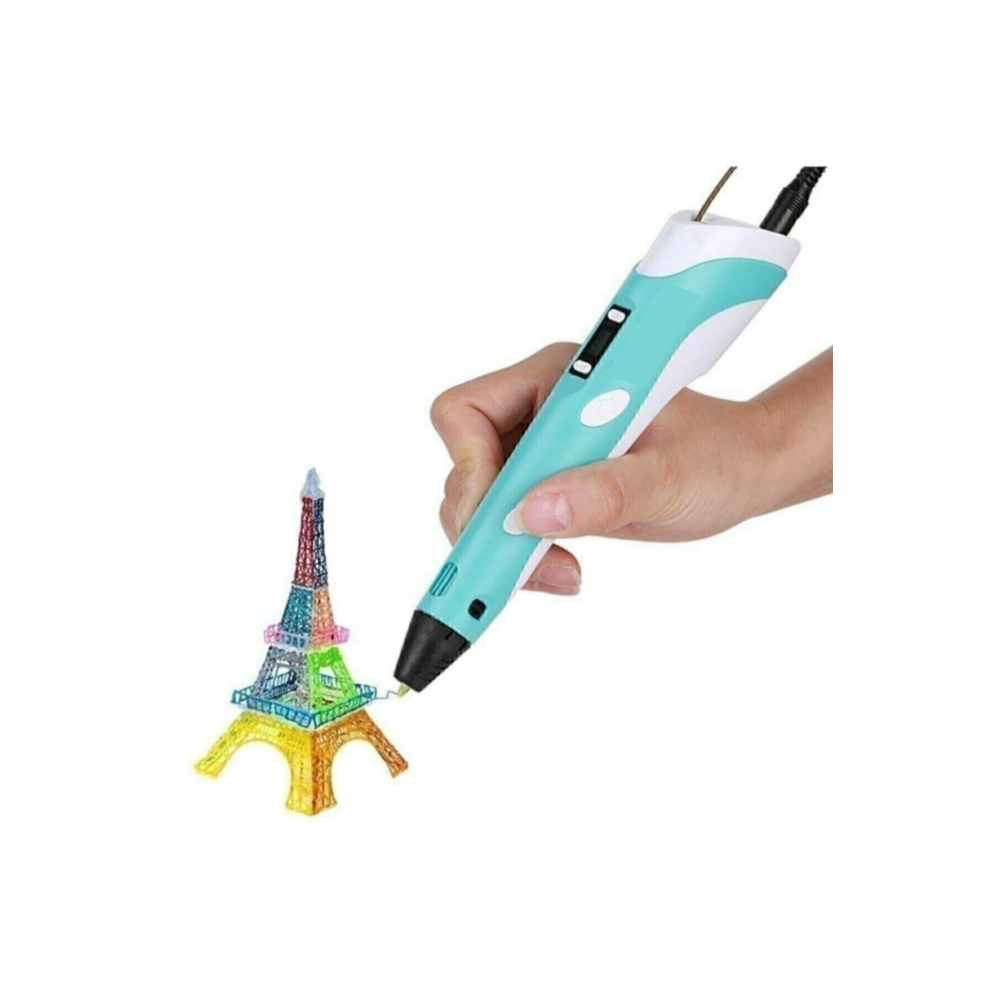 3d Pen - Üç Boyutlu Yazıcı Kalem Printer 3 Renk Filament