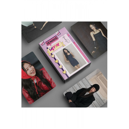 Blackpink Jennie 55 Adet Premium Fotokart Seti (Özel Koleksiyon Kpop Fotokart Seti)