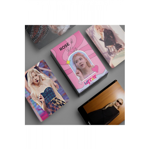 Blackpink Rosé 55 Adet Premium Fotokart Seti