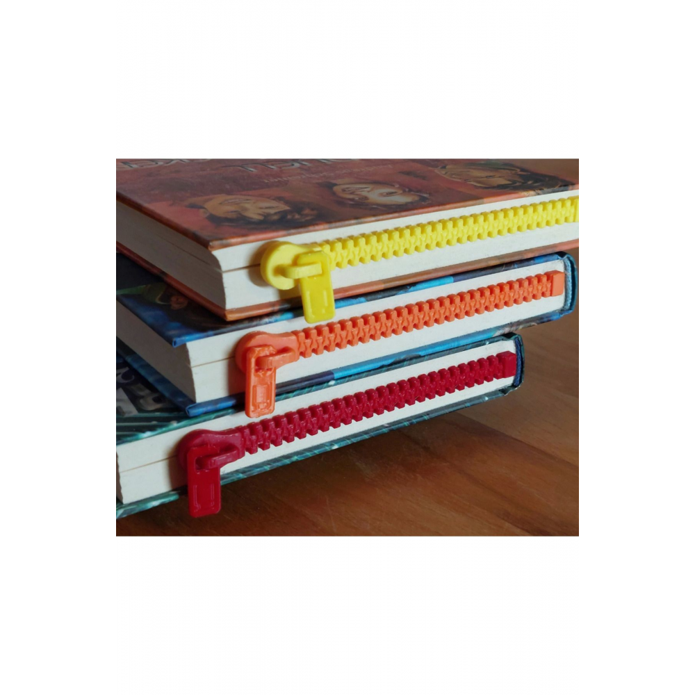 Fermuar Şeklinde Kitap Ayracı Şık Kitap Ayracı