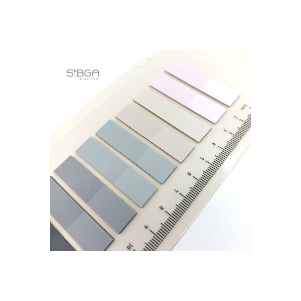 Şeffaf Renkli Postit Post-it Post It. Kitap Ayracı Ayraç Postit Sticker Not Kağıdı 200 Yaprak