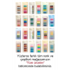 Şeffaf Renkli Postit Post-it Post It. Kitap Ayracı Ayraç Postit Sticker Not Kağıdı 200 Yaprak