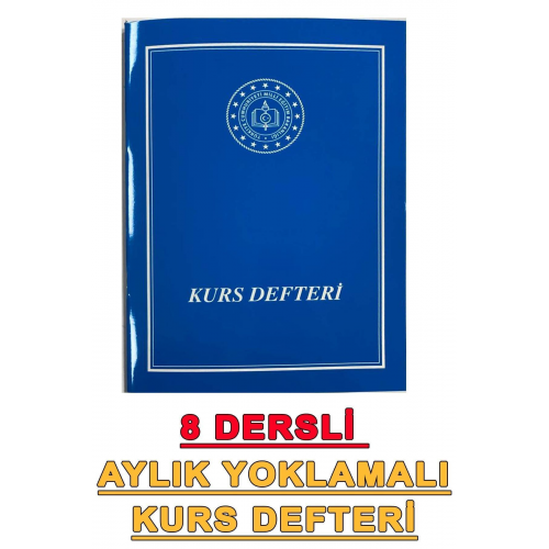 Kurs Defteri 8 Dersli