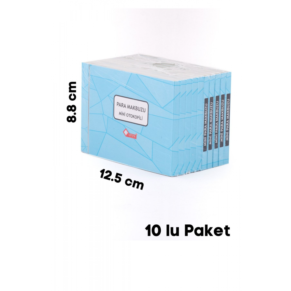 A6 1/50 Otokopili (MİNİ-CEP TİPİ) Para Makbuzu (10 LU PAKET)