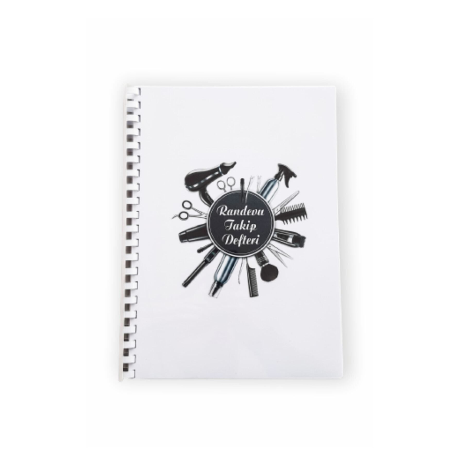 Kuaför Randevu Defteri - 380 Günlük - 95 Yaprak - Çift Yön Baskılı - Geniş Yazma Alanlı