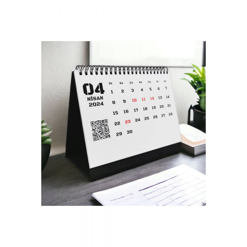 Qr Takvim Siyah 2024 Edebiyat Takvimi