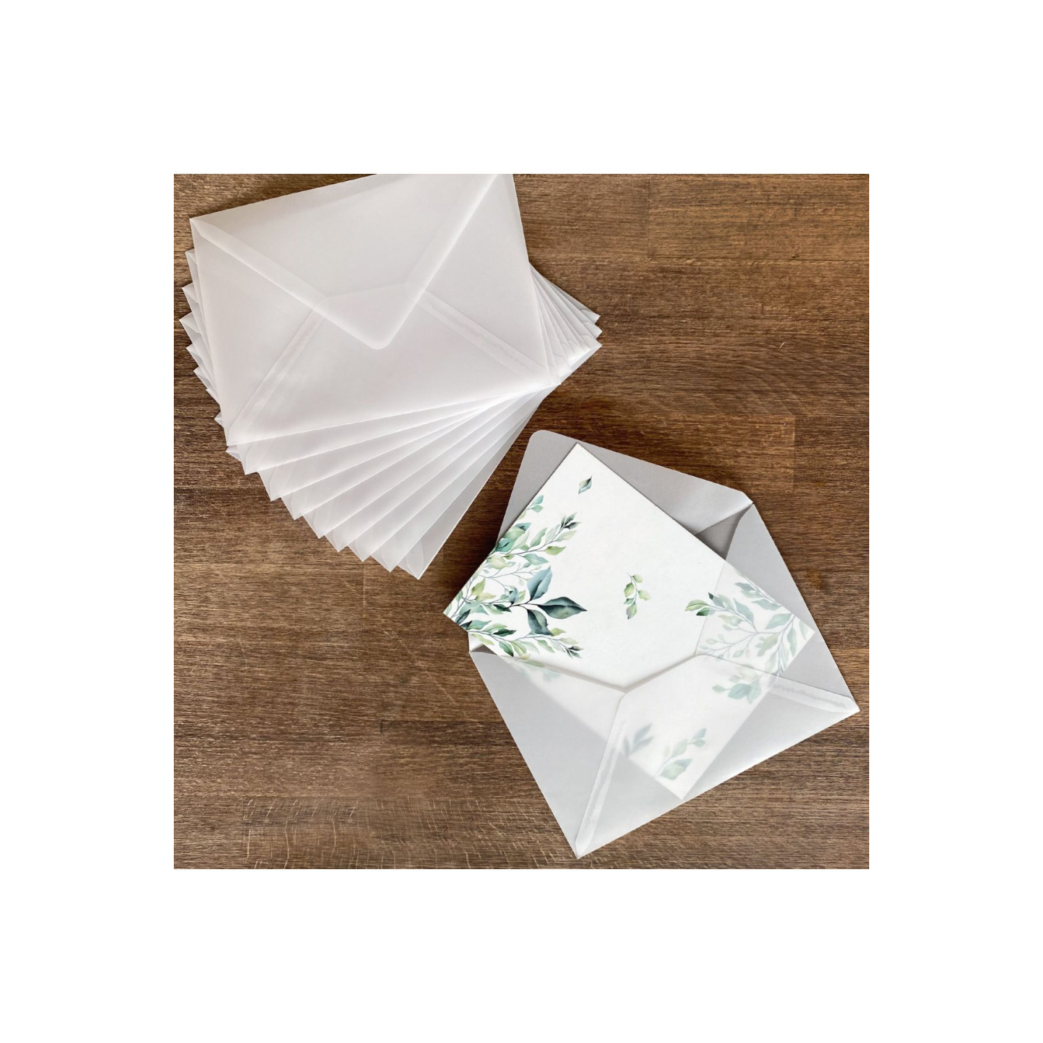 Beyaz Transparan Zarf, 13x18 Cm 10 Adet