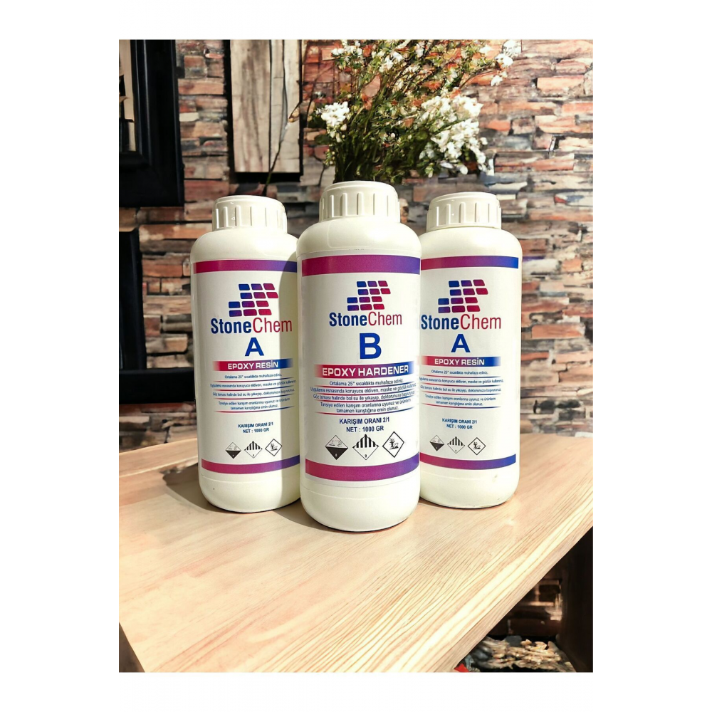 Ultra Şeffaf Epoksi Reçine 3 Kg Sürpriz Hediyeli