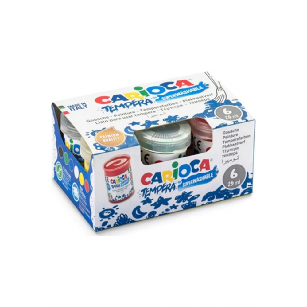 Yıkanabilir Parmak Boyası 25 ml 6'lı