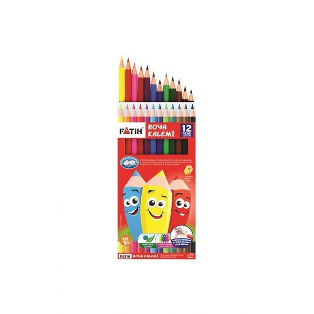 Fatih Okul Kırtasiye Seti Pastel Sulu Kuru Keçeli Kalem Fati?hset2