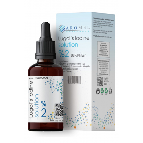 Iyot Damlası %2 Lik | 30 ml | Damlalıklı Şişe | Lügol Çözeltisi %2 Lik
