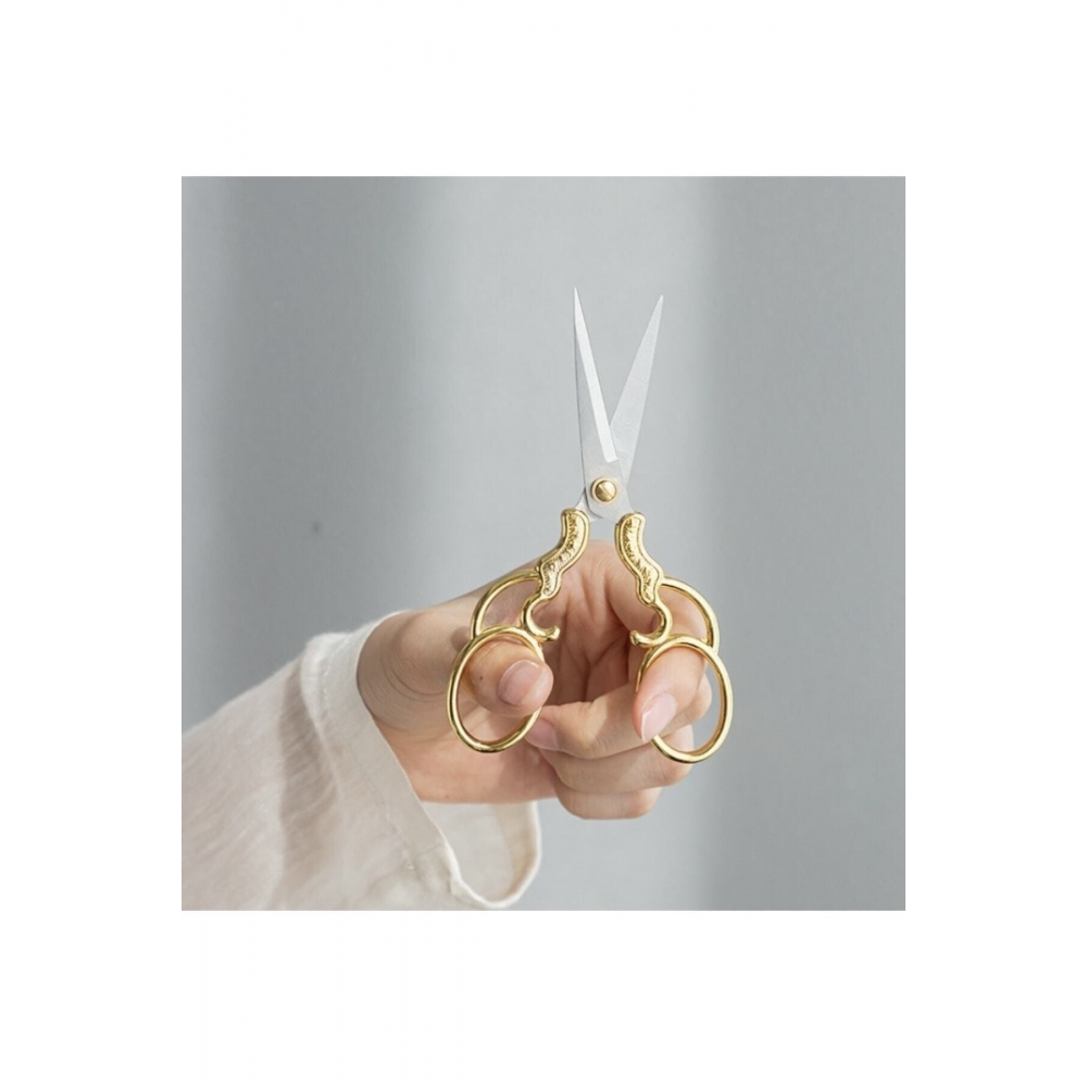 Söz Nişan - Dikiş Nakış Makası Gold Renk