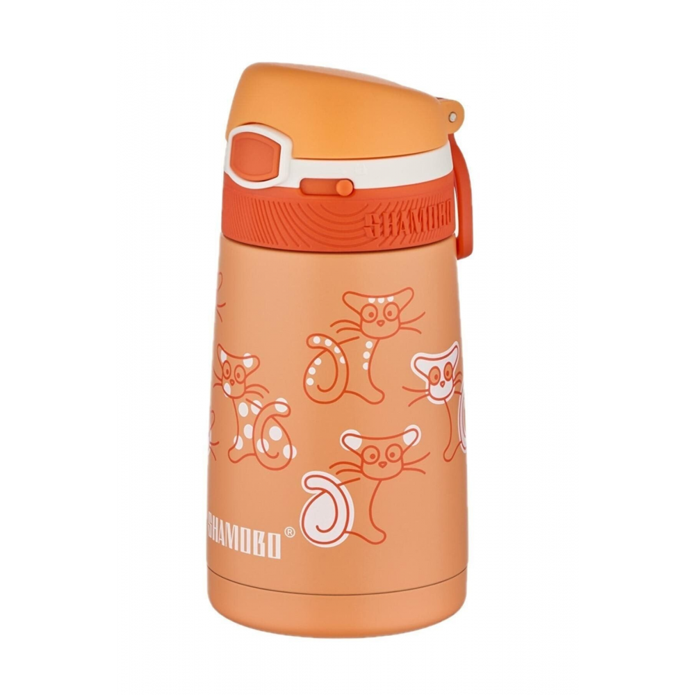 Çocuk 350 Ml Pipetli Matara Paslanmaz Çelik Termos Bpa Içermez