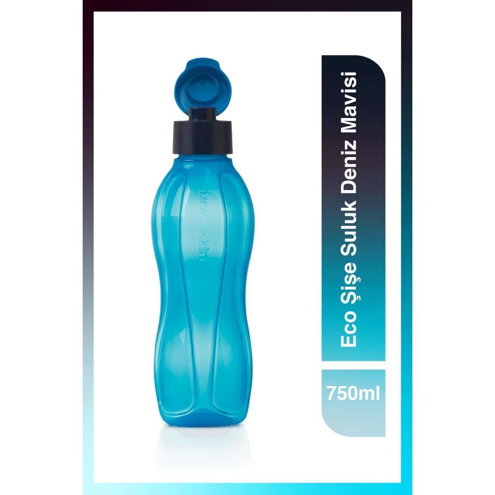 Eco Şişe Kolay Kapak Suluk & Matara Deniz Mavisi 750 ml