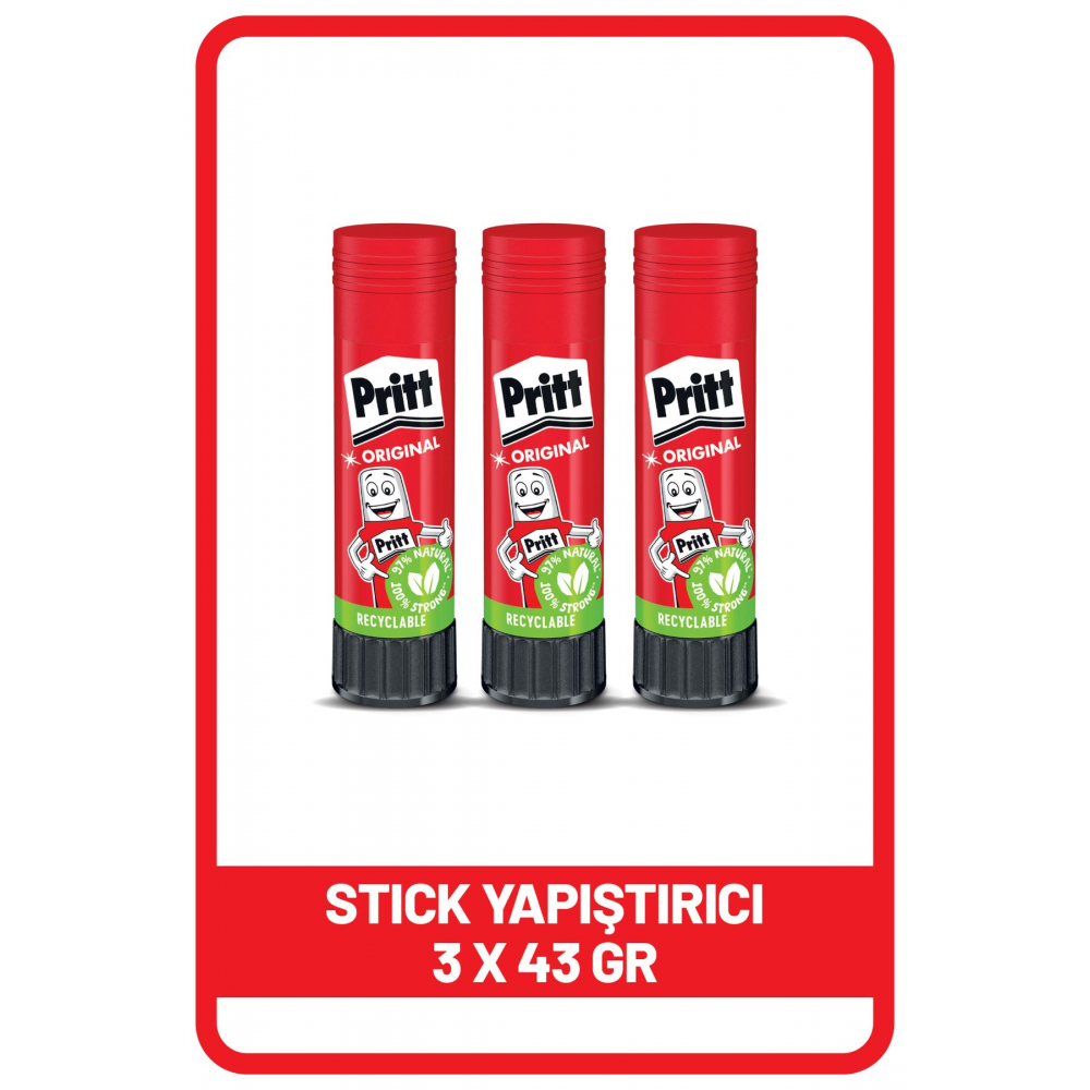 Stick Yapıştırıcı 43 gr. (3 Adet)