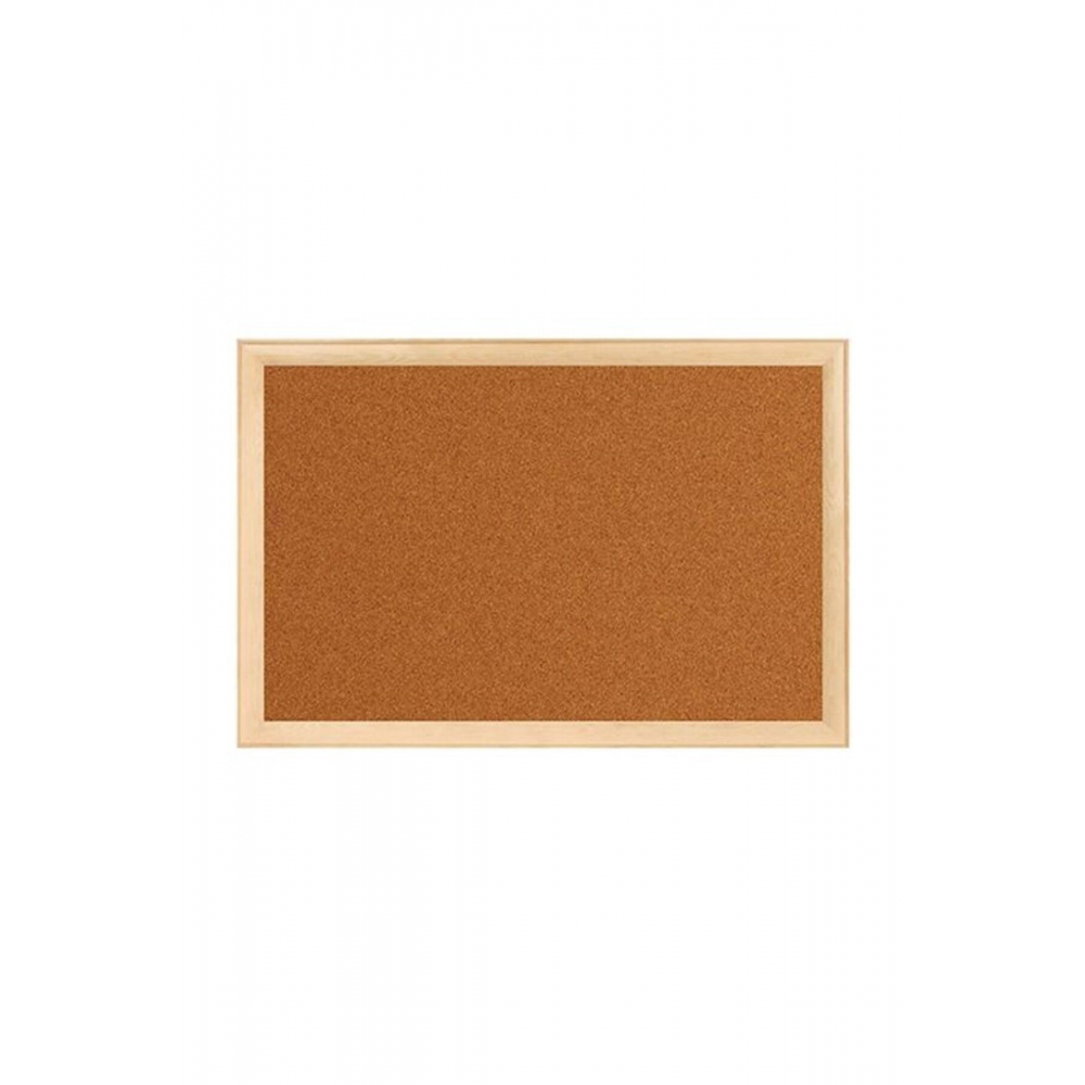 Ahşap Çerçeve Mantar Pano 30 X 45 Cm
