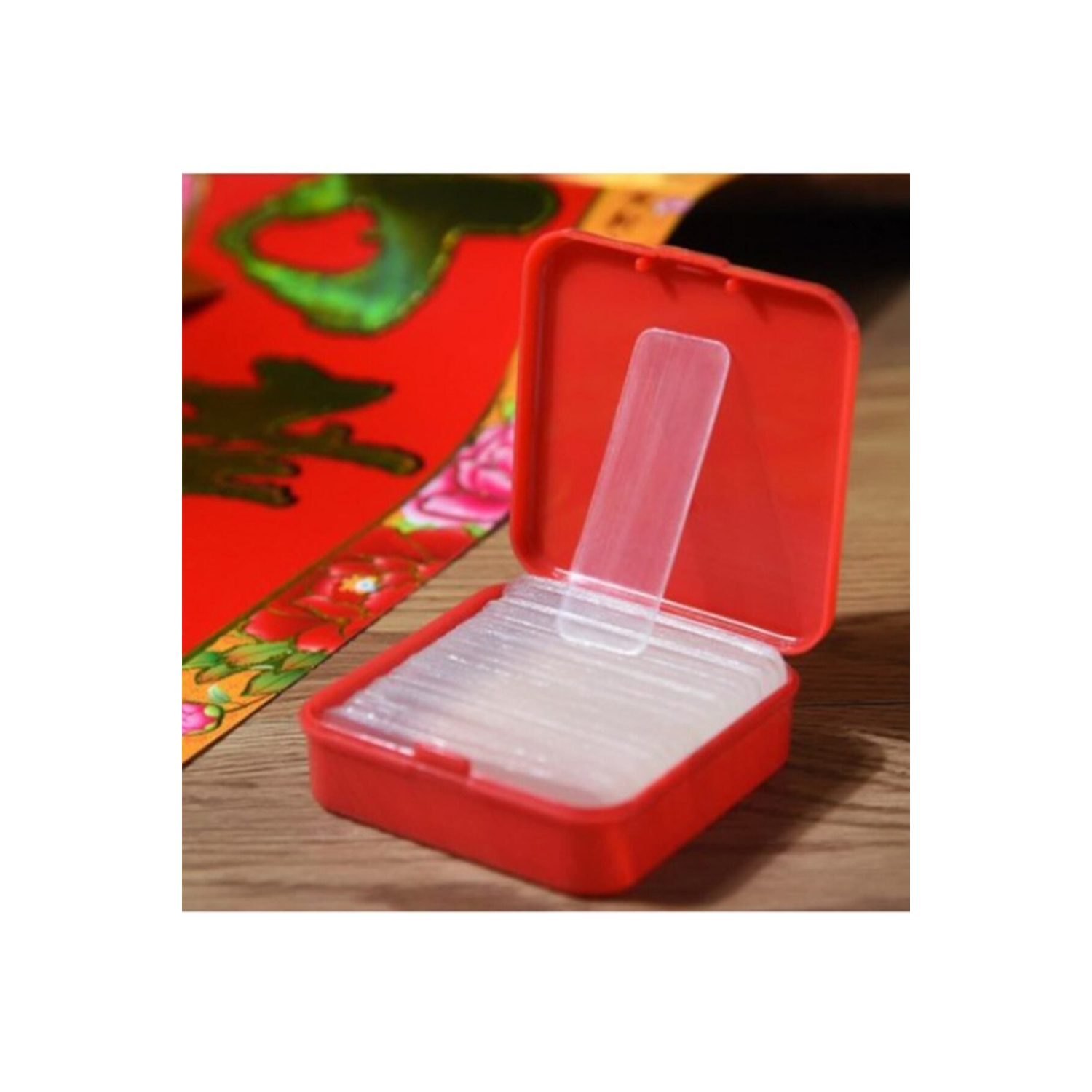 Çift Taraflı Şeffaf Bant Şeffaf Bant 60 Parça Kutulu 1cm X 4.5cm