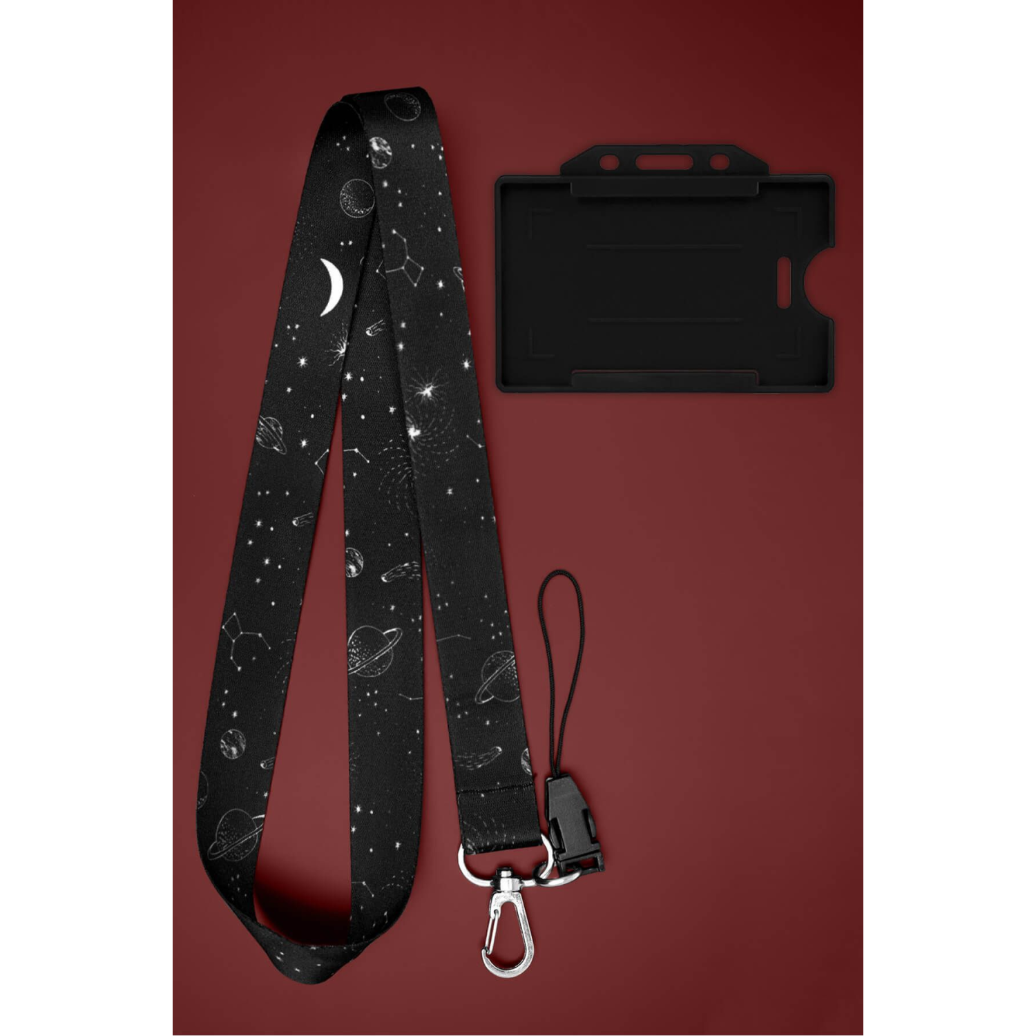 Galaksi Takım Yıldızı Boyun Ipi Boyun Askı Ipi Telefon Askı Ipi Kartlık - Ass0161