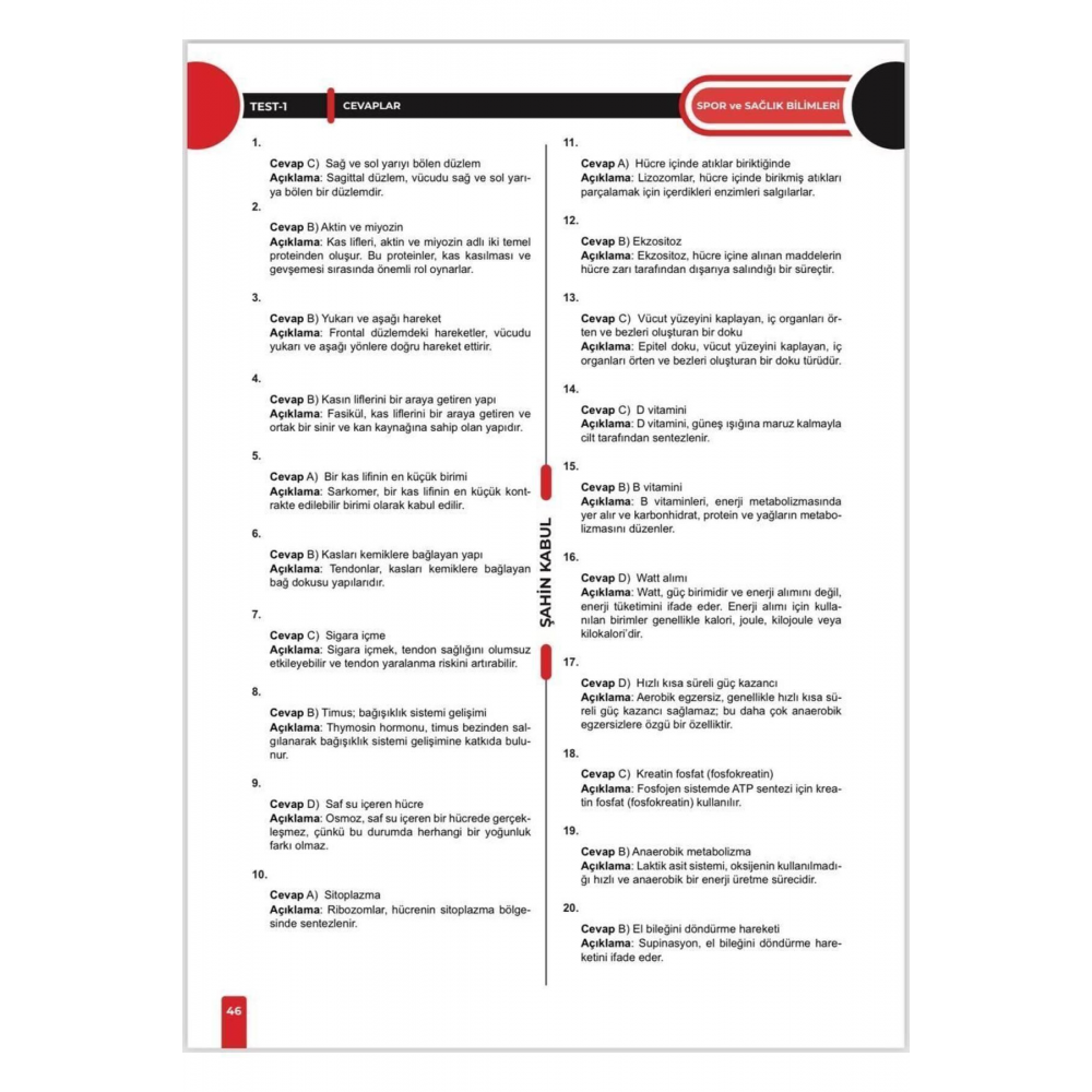 Soru Bankası 1. Kademe 1000 Soru Açıklamaları Ile