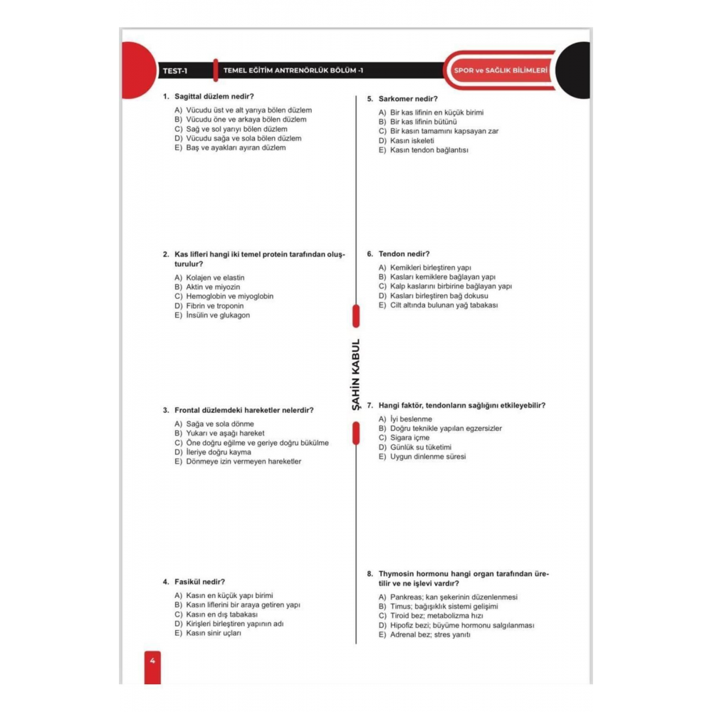 Soru Bankası 1. Kademe 1000 Soru Açıklamaları Ile