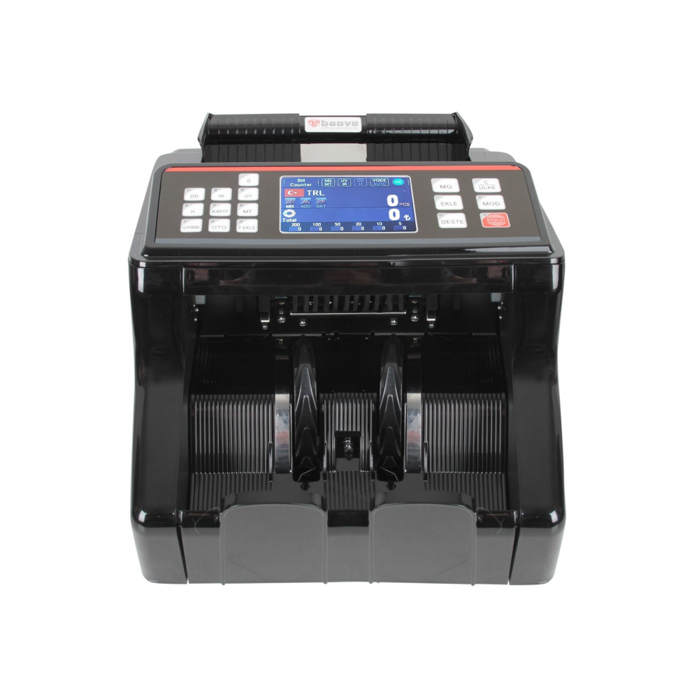 Gb8200 Karışık Para Sayma Makinesi - Tl - Euro - Usd - Türkçe Sesli Uyarı Müşteri Ekranı