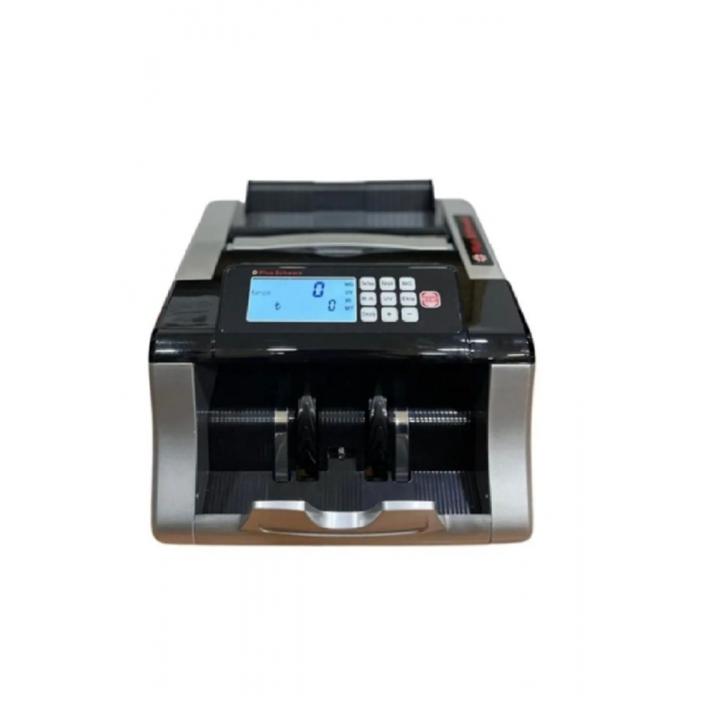 Schwarz Karışık Para Sayma Makinesi, Tl Karışık Sayım - Euro Ve Usd Adet Sayım - Müşteri Ekranı