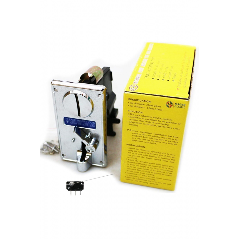 Mekanik Para Kanalı&jeton Kanalı + Itme Telli Mikro Switch