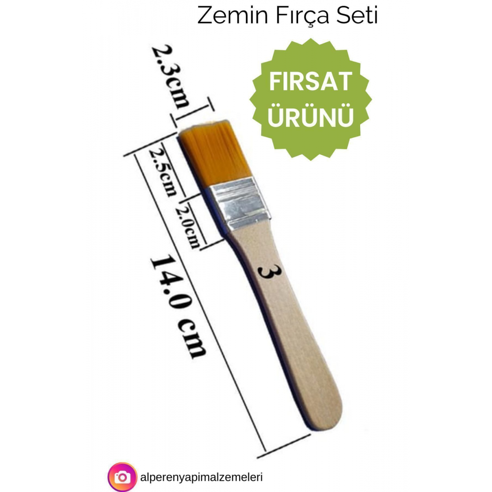 Kadife Rulo Fırça Seti 10cm