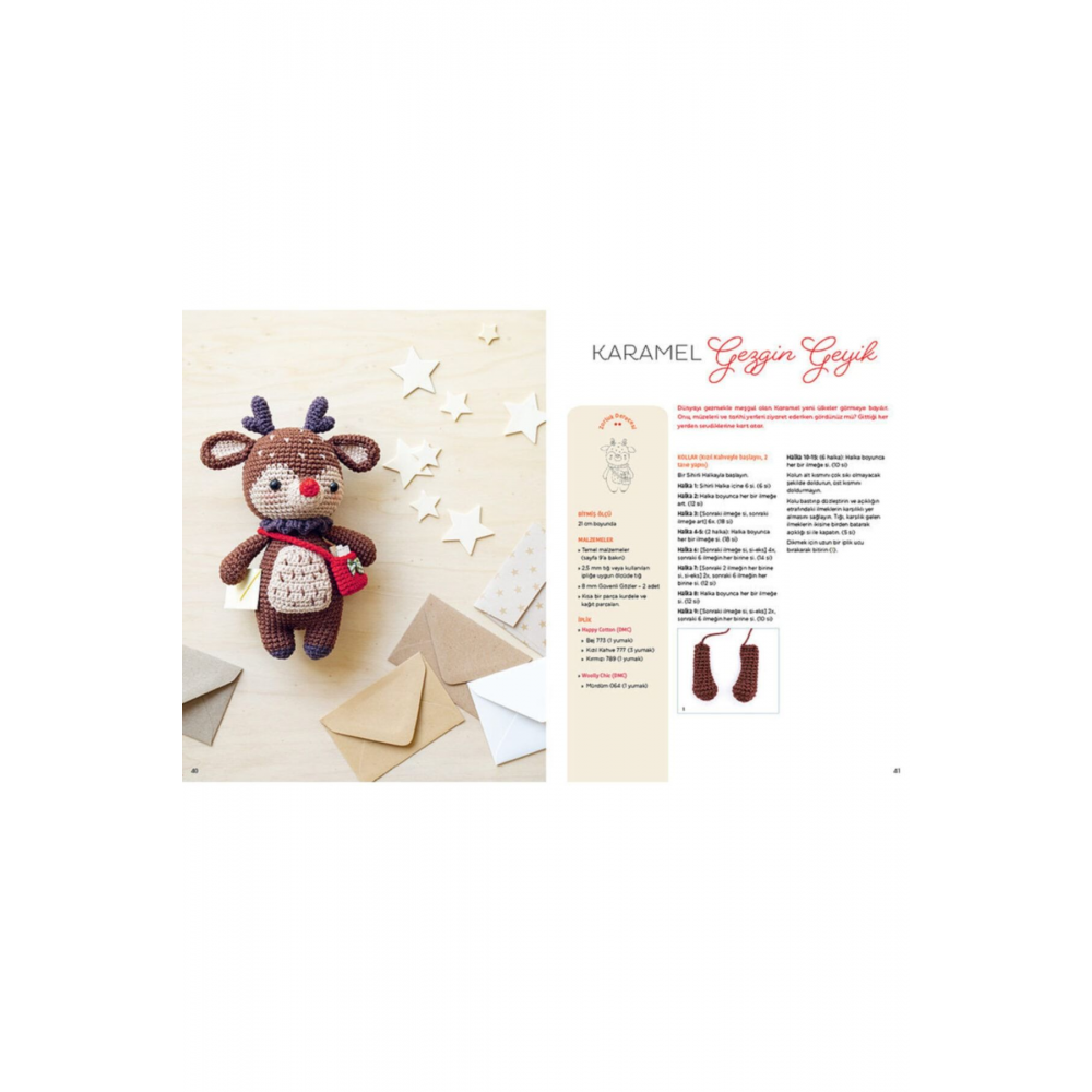 Amigurumi Hayvanlar Kitabı (15 Tıg Işi Oyuncak Projesi)