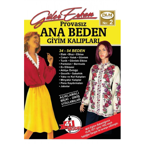 Provasız Ana Beden Giyim Kalıpları No:2