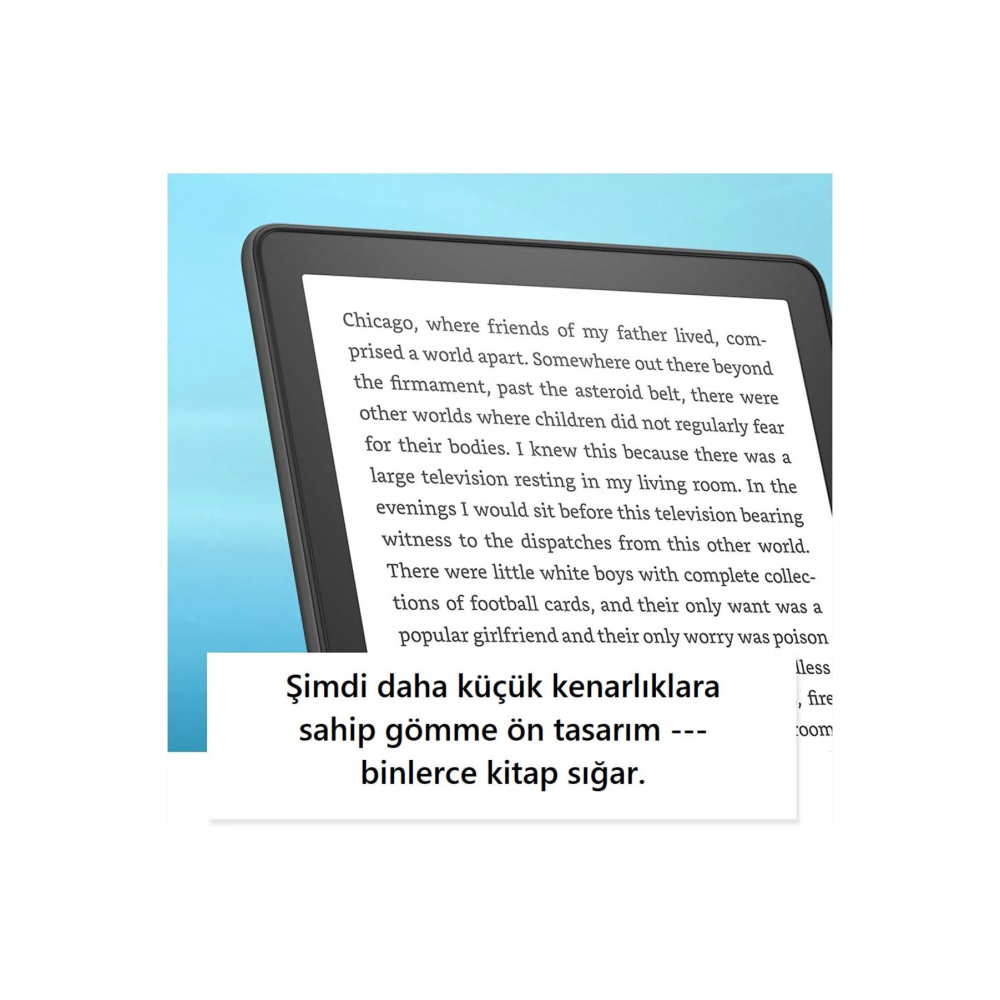 6.8'' Paperwhite 5 E Kitap Okuyucu Warmlight 2021 Siyah 8 Gb Reklamlı