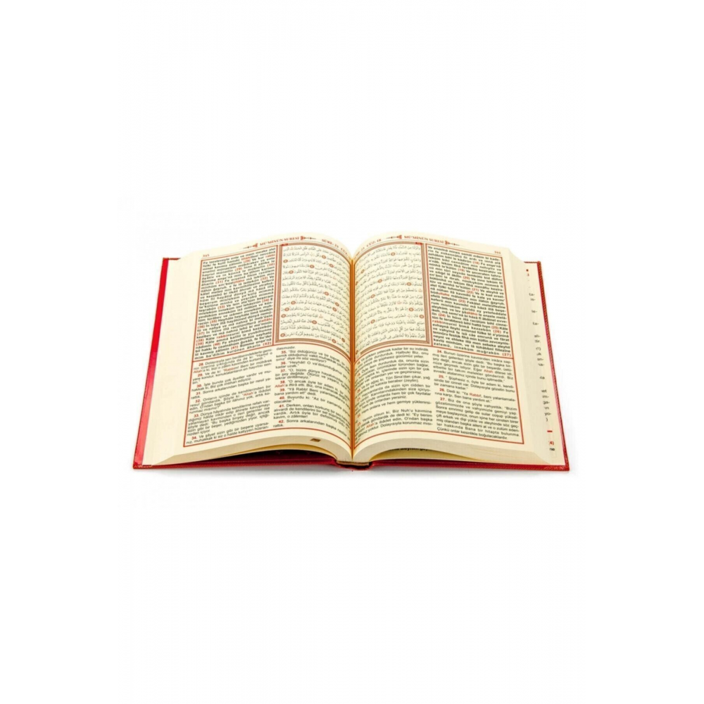 Orta Boy Üçlü Kuranı Kerim (arapça, Türkçe Okunuş Ve Türkçe Meali)