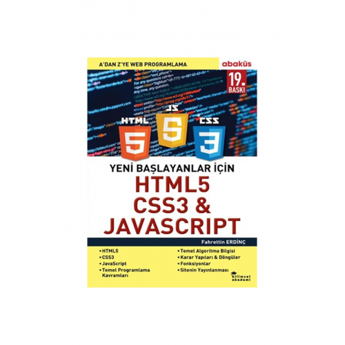 Yeni Başlayanlar Için Html5, Css3 Javascrıpt & A 'dan Z'ye Web Programlama