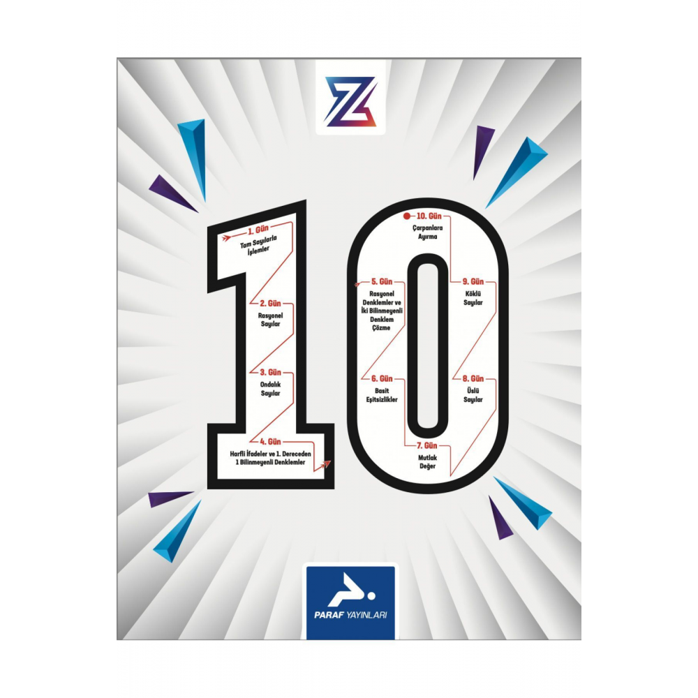 10 Günde Matematik Temel Atma Garanti - Bıyıklımatematik - Paraf Z Takımı
