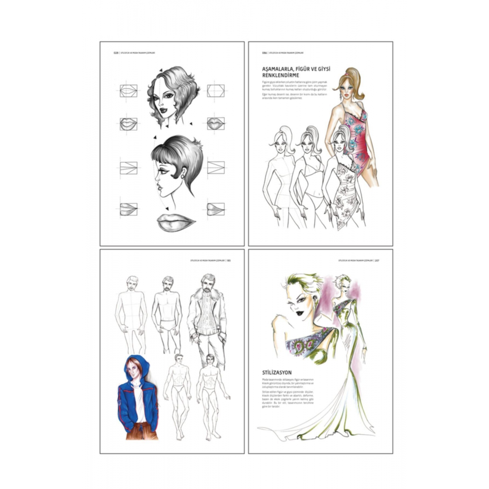 Stilistlik Ve Moda Tasarım Çizimleri