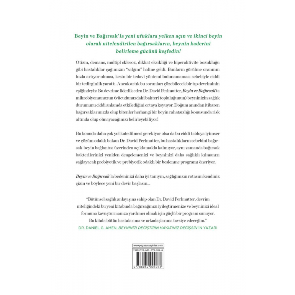 Beyin Ve Bağırsak - David Perlmutter