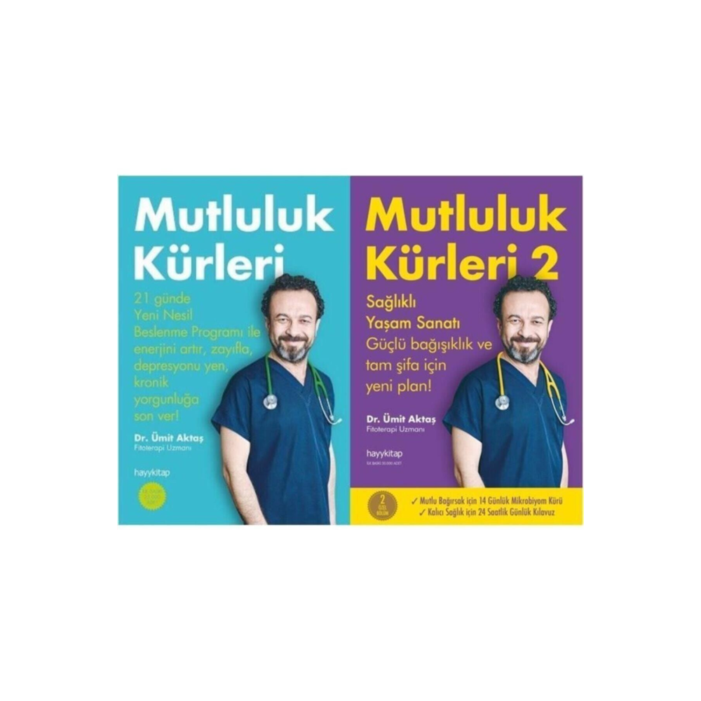 Mutluluk Kürleri 1 Ve Mutluluk Kürleri 2 2 Kitap Set Ümit Aktaş Saadetkitap