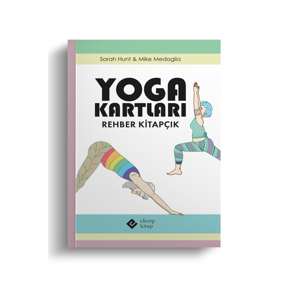 Yoga Kartları - 55 Kartlık Deste ve Rehber Kitapçık - 45 Poz ve 10 Seri Kartı - 10x15cm - Mat Tarot