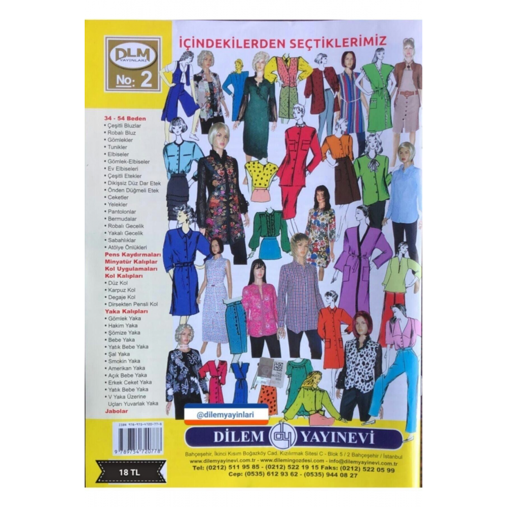 Güler Erkan Ana Beden Provasız Giyim Kalıpları