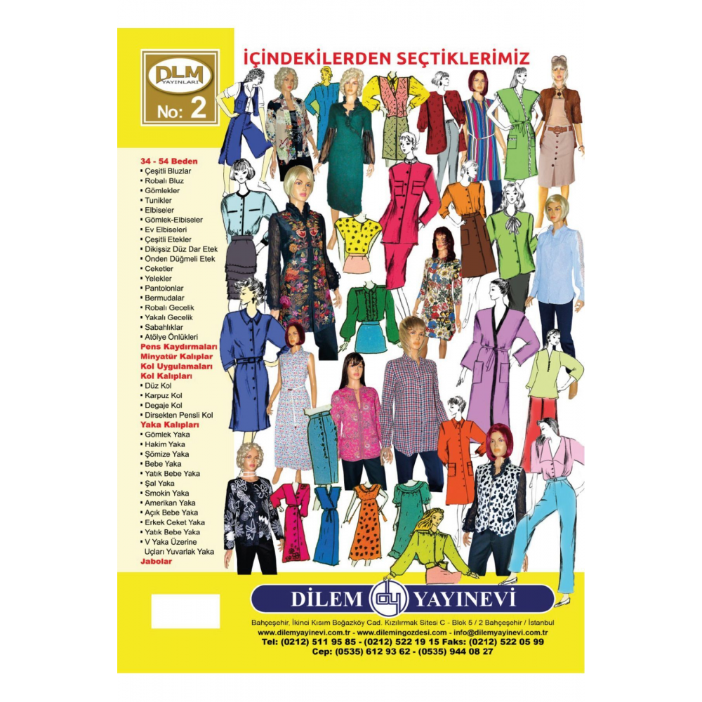 Güler Erkan Provasız Ana Beden Giyim Kalıpları