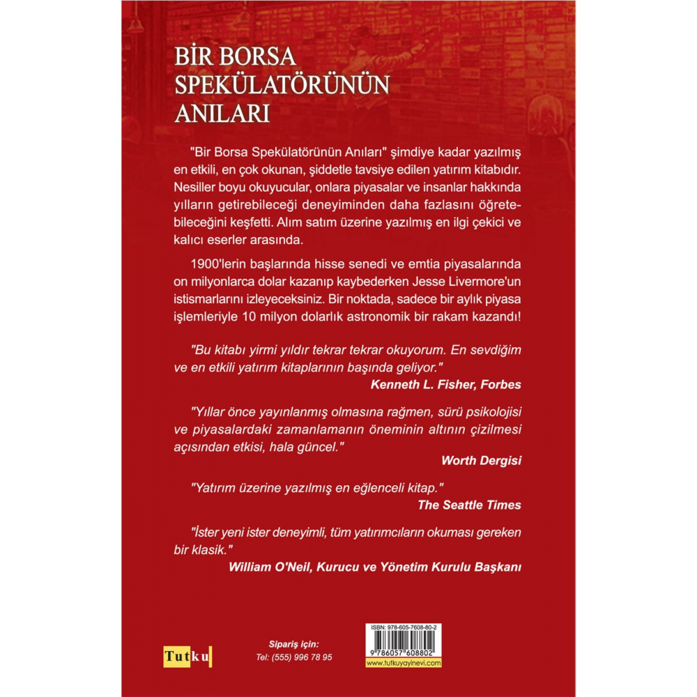 Bir Borsa Spekülatörünün Anıları - Finans, Yatırım, Para