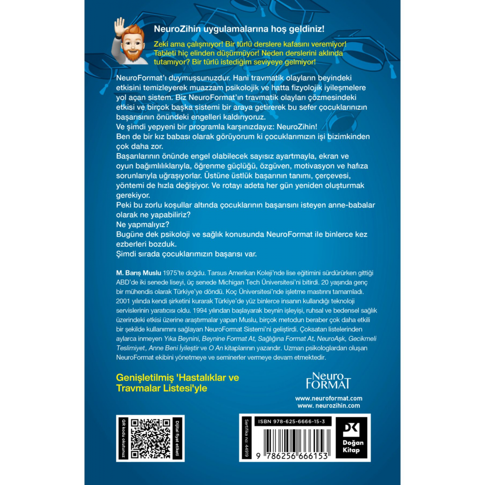 Zihnimi Aç - Neurozihin İle Çocuğunu Başarıya Ulaştır / M. Barış Muslu / Doğan Kitap / 9786256666153