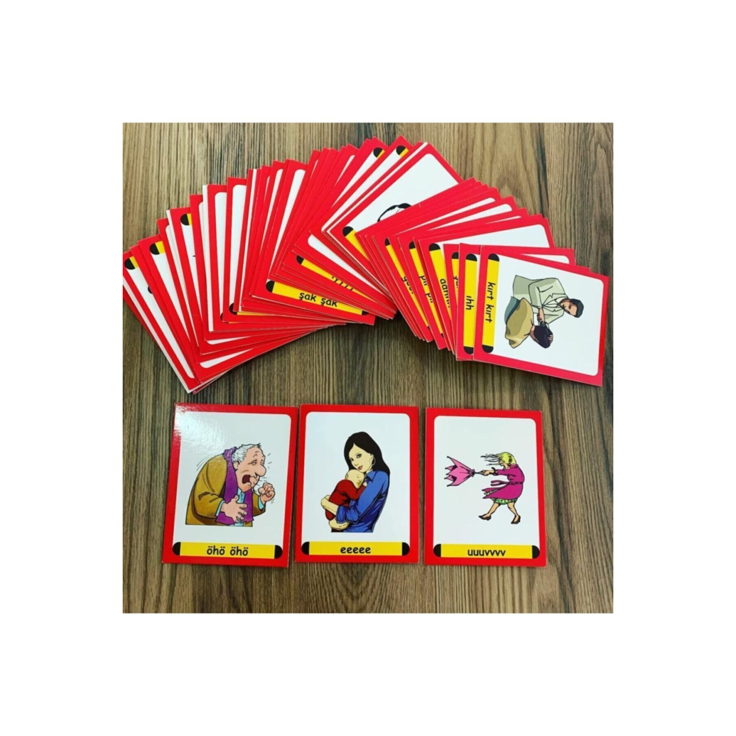 Ses Kartları Yukakids Özel Eğitim Taklit Kartları