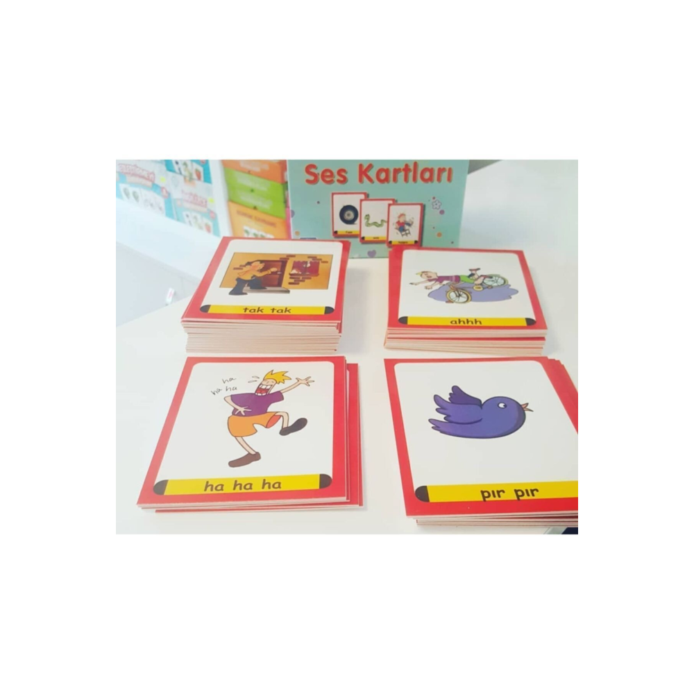 Ses Kartları Yukakids Özel Eğitim Taklit Kartları