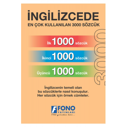 Ingilizce Ilk 3000 Sözcük