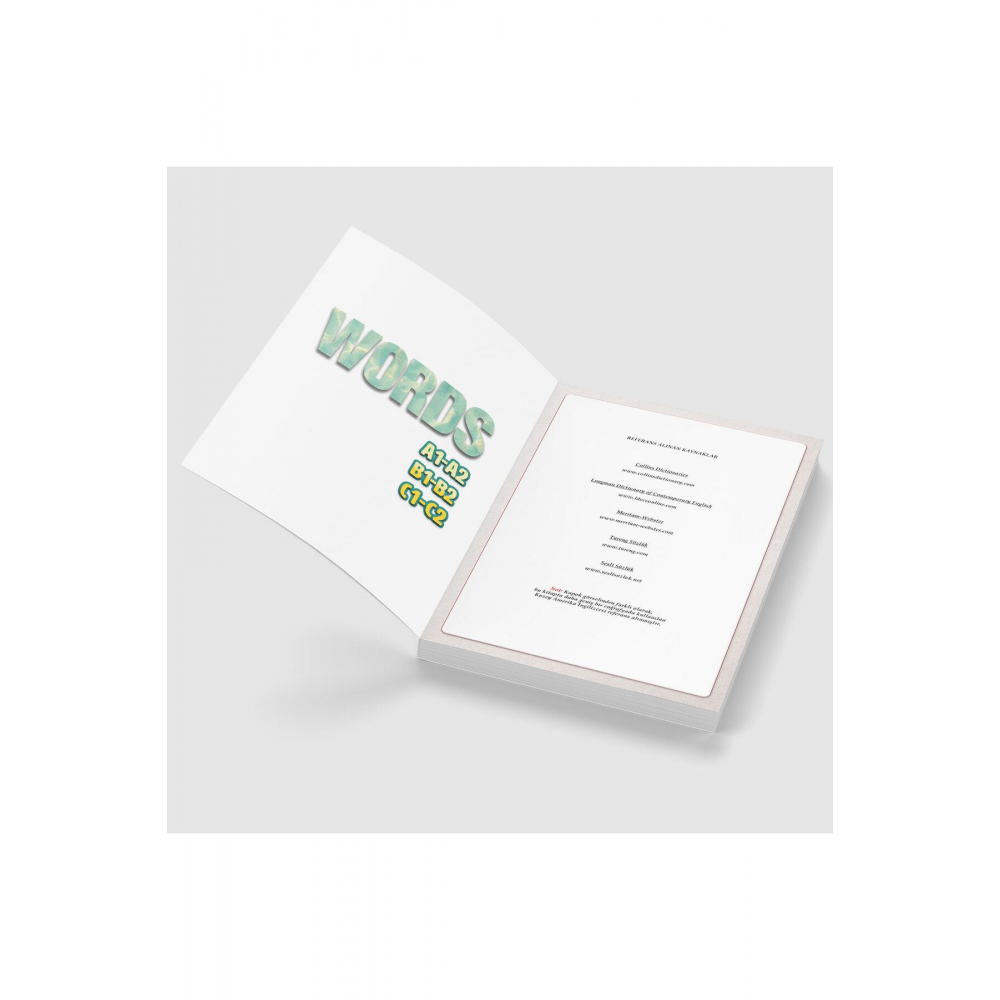 Words (İNGİLİZCE KELİME KİTABI)