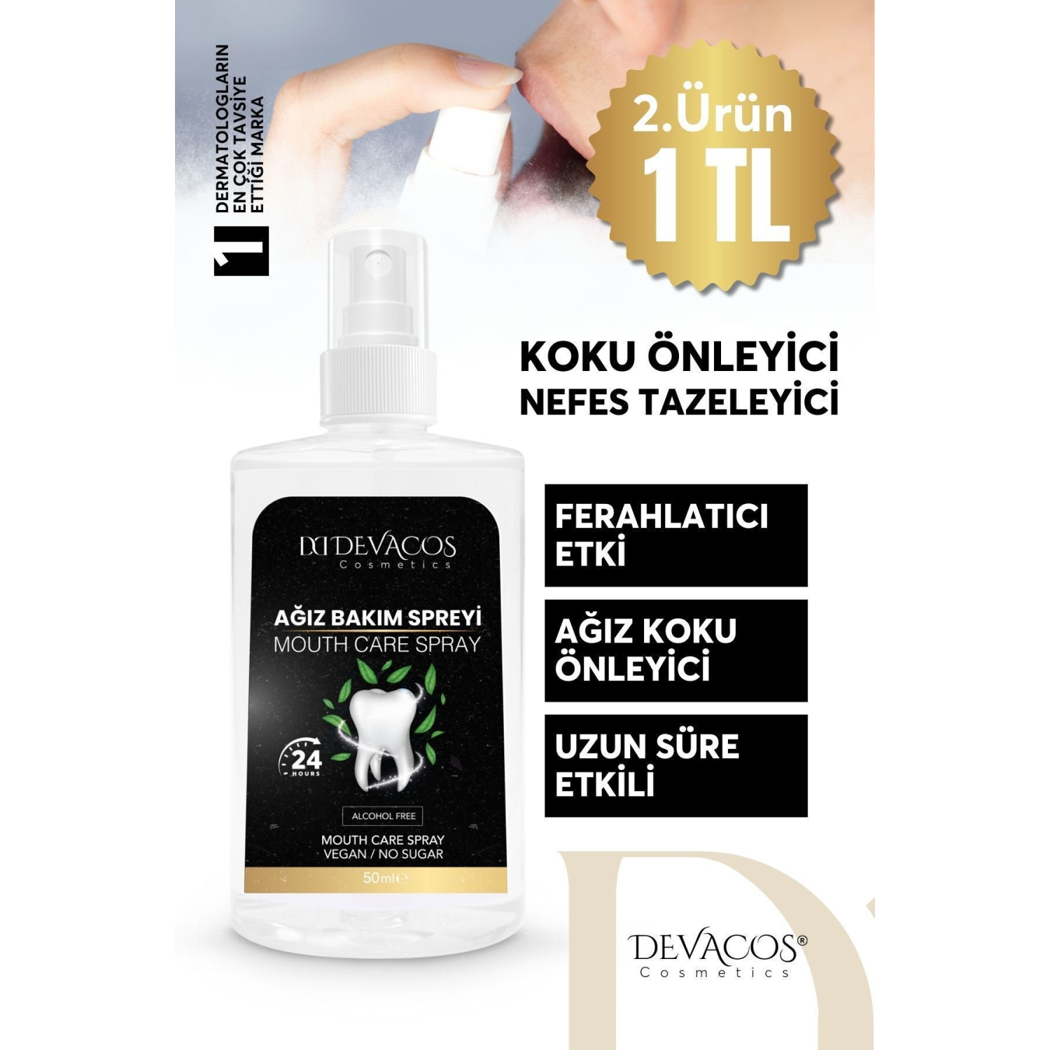 Premium Ağız Kokusu Önleyici Sprey Ağız Kokusu Spreyi 50ml Anında Ağız Kokusu Giderici08