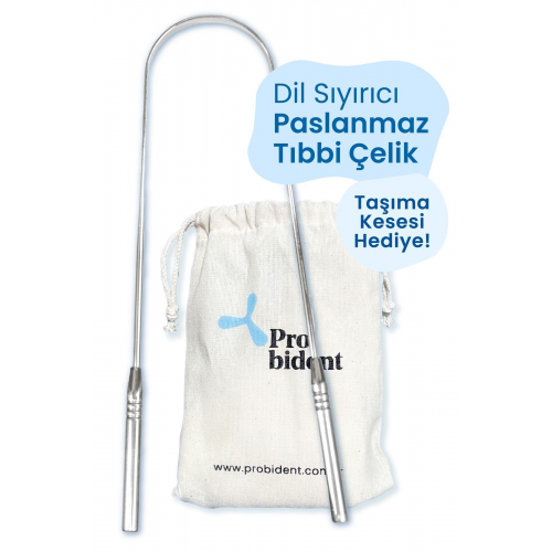 Dil Temizleme Aparatı / Dil Sıyırıcı Kese Hediyeli